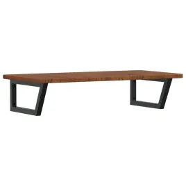 polka-scienna-pod-umywalke-stal-i-lite-drewno-debowe