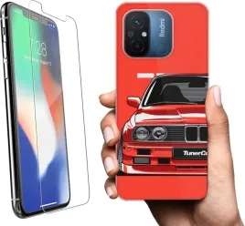 etui-na-xiaomi-redmi-12c-telefon-wzory-samochody-szklo