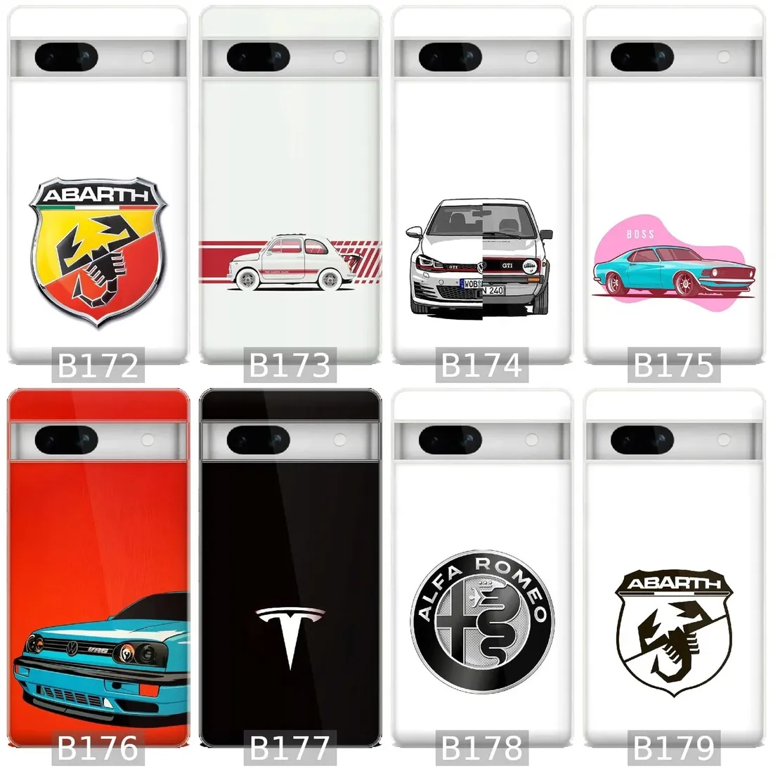 etui-na-google-pixel-7a-telefon-wzory-samochody
