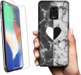 etui-na-xiaomi-redmi-note-9-pro-telefon-wzory-marmur-szklo