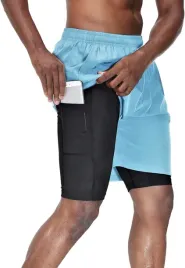 spodenki-meskie-szorty-sportowe-niebieskie-kompresyjne-hmiya-2w1-2xl