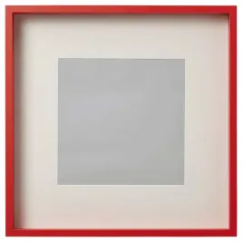 ikea-sannahed-ramka-czerwony-50x50-cm