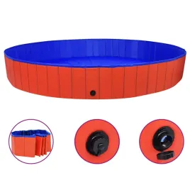 skladany-basen-dla-psow-z-pvc-antyposlizgowy-czerwony-300-x-40-cm