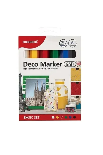markery-akrylowe-deco-marker-6kol-basic-monami-grubosc-2-mm