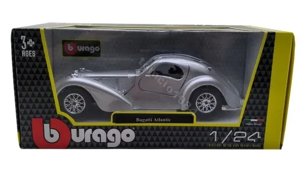bugatti-atlantic-1936-1-24-srebrny-bburago-stan-nowy-marka-bburago