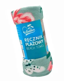 recznik-plazowy-summer-75x150cm-turkusowy-w-kwiaty