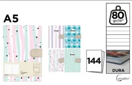 notes-a5-144k-z-zamknieciem-na-magnes-mix
