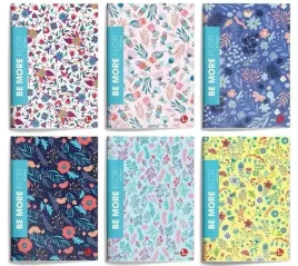 zeszyt-a4-48k-kratka-be-more-flor-10szt