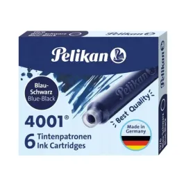 naboje-do-pior-krotkie-niebiesko-czarne-pelikan-6-szt