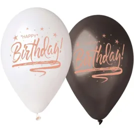 balony-happy-birthday-biale-czarne-gemar-13-5-szt