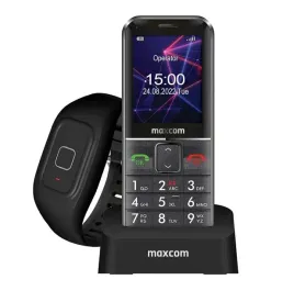 maxcom-comfort-mm735-ze-stacja-ladujaca-opaska-sos-czarny-black