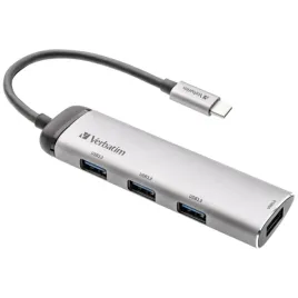 verbatim-adapter-hub-usb-c-4xusb-a-3-2-aluminiowy-aluminum-49147