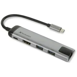 verbatim-adapter-hub-usb-c-usb-c-2xusb-a-3-0-hdmi-eternet-aluminiow