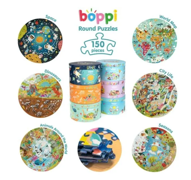 puzzle-okragle-150-dinozaury-marka-boppi
