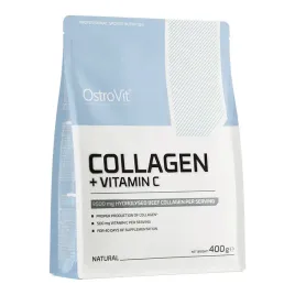 Zdjęcie produktu OstroVit Collagen + Vitamin C 400 G KOLAGEN Do Picia + Witamina C STAWY
