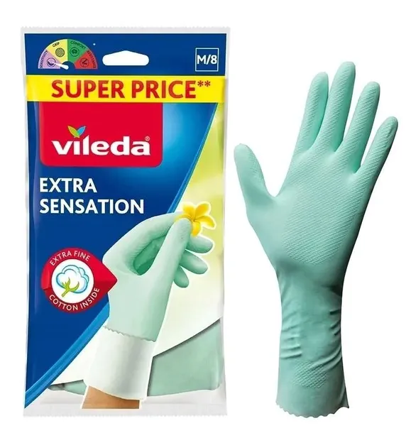 rekawice-vileda-extra-sensation-m-stan-nowy