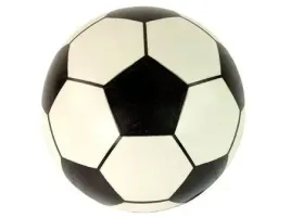 pilka-gumowa-bialo-czarna-23cm