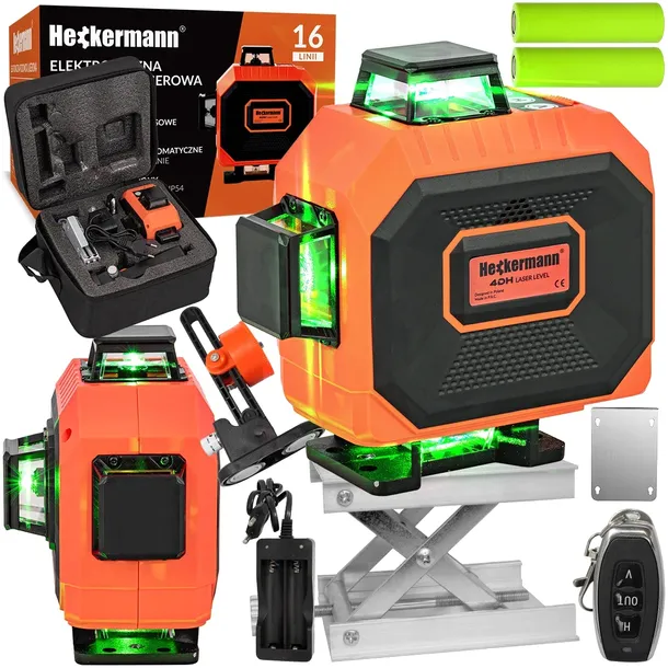 Poziomica Laserowa Heckermann 16 Linii 4Dh Nowa