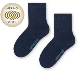 steven-130-skarpety-damskie-merynos-granat-35-37