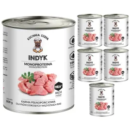mokra-karma-dla-psow-indyk-monoproteinowa-6x800g-kuchnia-szefa