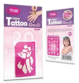 tytoo-zestaw-szablonow-do-tatuazy-ksiezniczka
