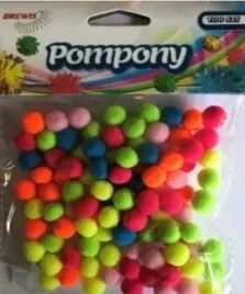 pompony-10mm-100szt