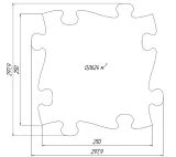 mata-podlogowa-sensoryczna-16-el-magic-set-grafit-wiek-dziecka-12-m
