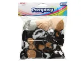 pompony-zwierzeta-54szt-stan-nowy