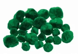 pompony-puszyste-zielone-24szt
