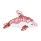 delfin-cekiny-rozowy-stan-nowy