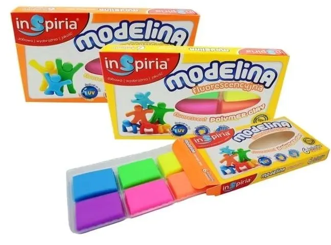 modelina-fluo-6-kolorow-stan-nowy