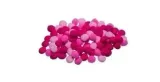 pompony-rozowe-10mm-100szt-stan-nowy