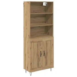 highboard-2-szt-dab-rzemieslniczy-material-drewnopochodny