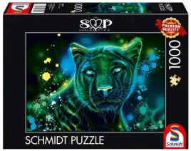 puzzle-1000-sheena-pike-zielono-niebieska-pantera