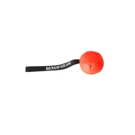 pilka-z-uchwytem-wypelniona-srednica-8-cm-pomaranczowa