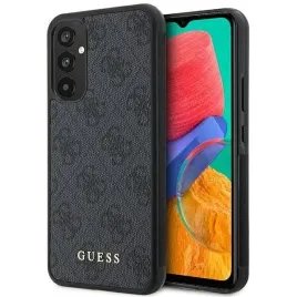 guess-guhcsa34g4gfgr-a34-5g-a346-szary-grey-hard-case-4g-metal-gold-logo