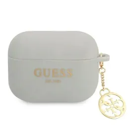 guess-guaplsc4eg-airpods-pro-cover-szary-grey-silicone-charm-4g-collection