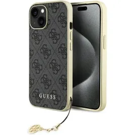 guess-guhcp15sgf4ggr-iphone-15-6-1-szary-grey-hardcase-4g-charms-collectio