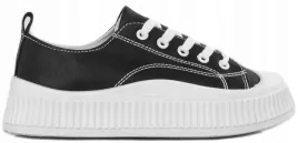6518-czarne-niskie-trampki-platforma-ekoskora-41