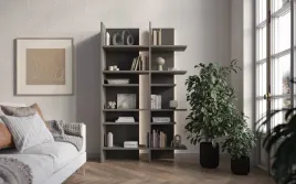 regal-lewy-fitt-szerokosc-120-cm-metalic-ciemny-metalic-jasny-oswietlenie