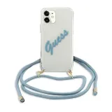 guess-guhcp12scrtvsbl-iphone-12-mini-54-niebieski-blue-hardcase-script-vi-stan-nowy
