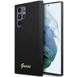 guess-guhcs23lslsmk-s23-ultra-s918-czarny-black-hardcase-silicone-vintage-g