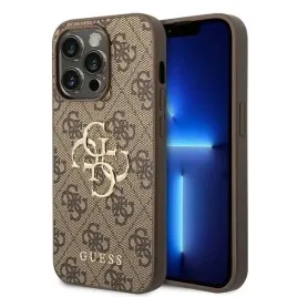 guess-guhcp15l4gmgbr-iphone-15-pro-6-1-brazowy-brown-hardcase-4g-big-metal