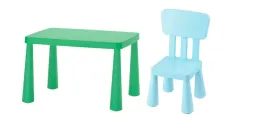 ikea-zestaw-mammut-stolik-jaskrawozielony-77x55cm-krzeselko-jasnoniebieski