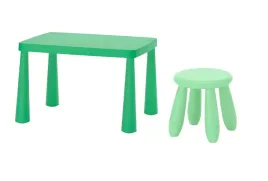 ikea-zestaw-mammut-stolik-dzieciecy-77x55-cm-stolek-jaskrawozielony