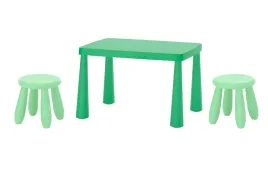 ikea-zestaw-mammut-stolik-dzieciecy-77x55-cm-2-stolki-jaskrawozielony