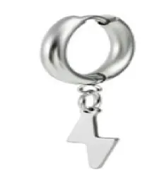 srebrne-kolko-kolczyk-do-ucha-piorun-huggie-ss316l