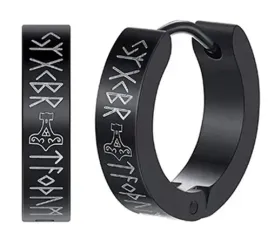 viking-norse-kolczyk-do-ucha-okragly-ze-stali-punk-gothic