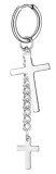 kolczyk-do-ucha-huggie-lancuch-krzyz-krzyzyk-stal