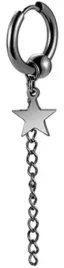 kolczyk-do-ucha-huggie-gwiazda-punk-gothic-stal